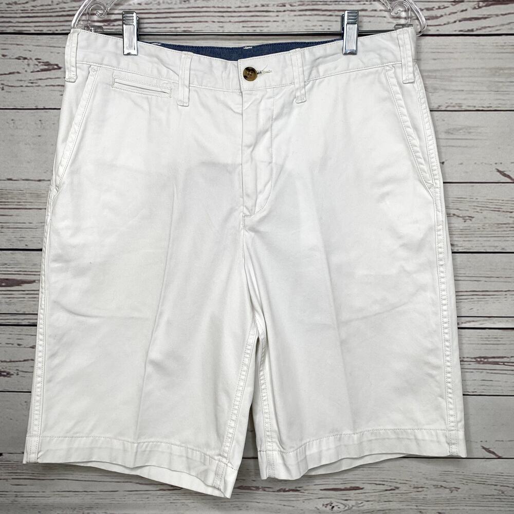 Polo Ralph Lauren Men's Relaxed Fit Chino Cotton Shorts in White Size 30